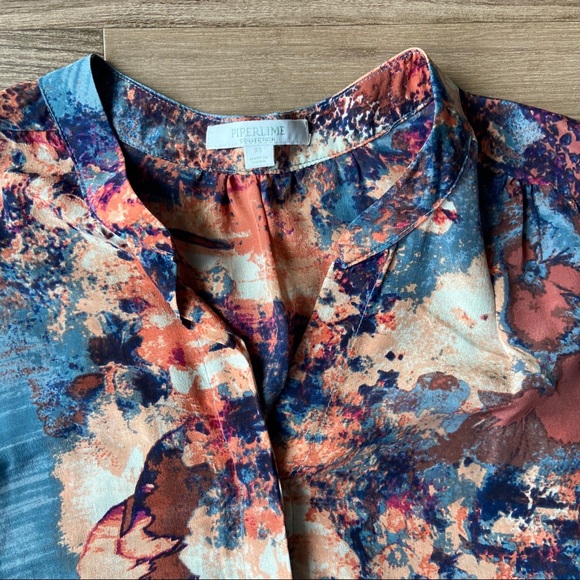 Piperlime Collection Silk Drawstring Shirtdress XS - Picture 7 of 11